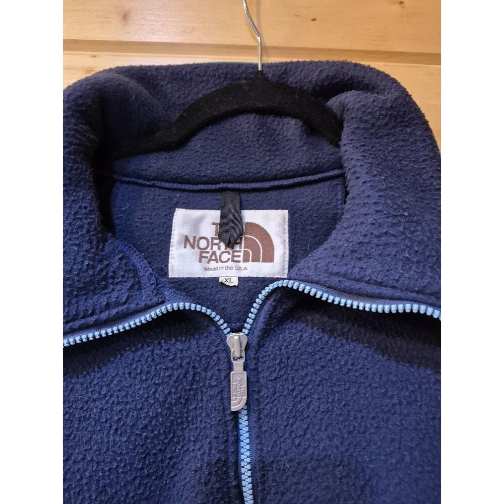 Vintage 80s North Face Pullover Mens XL Fleece Made USA Outdoors Made USA